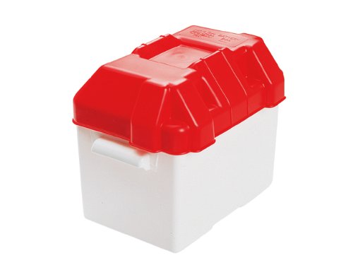 Batteriekasten mit Deckel und Befestigungsgurt