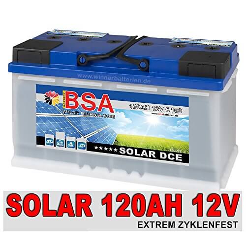 LANGZEIT Batterien Solarbatterie 120Ah
